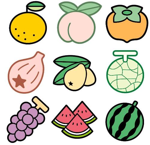 水產品卡通圖案 打造簡單可愛的視覺盛宴